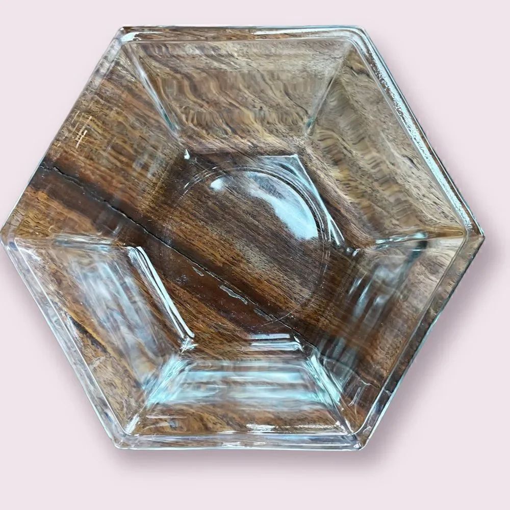 Vintage Hexagonal Candy Bowl 